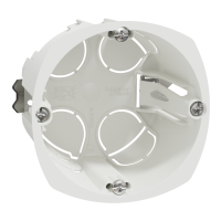 Doza 1P sub tencuiala rotunda Unica, Schneider
