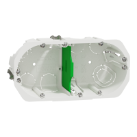 Doza 2P sub tencuiala rotunda Unica, Schneider