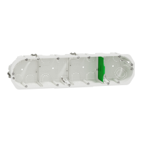 Doza 4P sub tencuiala rotunda Unica, Schneider