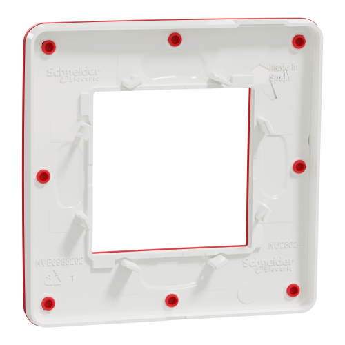 Rama Unica 1 Post rosu/alb, Schneider