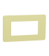 Rama Unica 4 module verde deschis/alb, Schneider