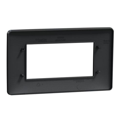 Rama Unica 4 module antracit, Schneider