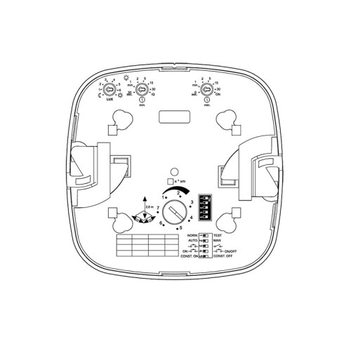 Senzor de miscare/prezenta IR Quattro alb, Steinel