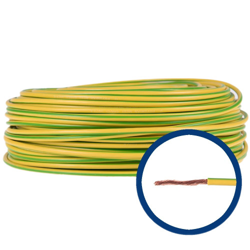 Conductor MYF 6 Verde-Galben (H05V-K, H07V-K)