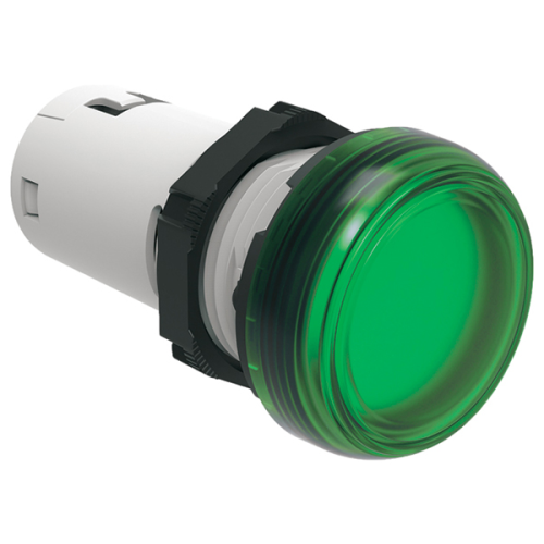 Lampa LED monobloc cu lumina stabila verde, Lovato