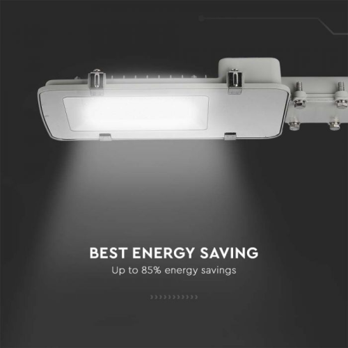Lampa stradala LED Cip Samsung 30W 4000K gri, V-TAC