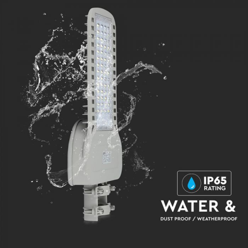 Lampa stradala LED Cip Samsung 100W 6500K 135 lm/W gri, V-TAC