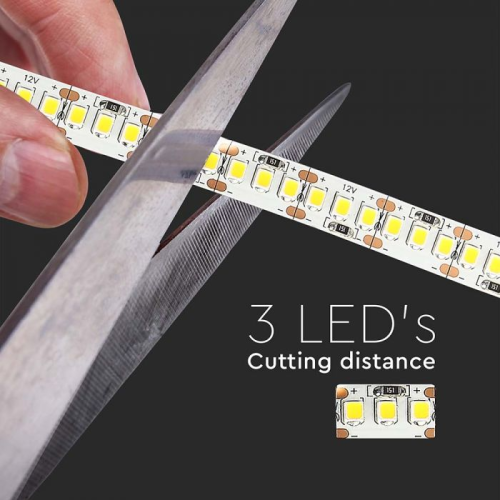 Banda LED alb 12V 17W/m 4000K, V-TAC