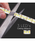 Banda LED alb 12V 17W/m 4000K, V-TAC