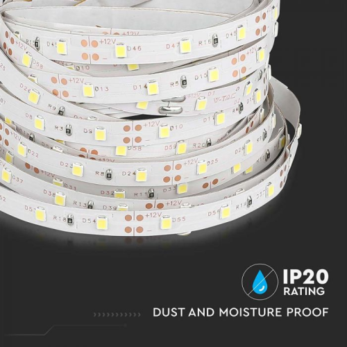Banda LED IP65 alb 12V 4.2W/m 4000K, V-TAC