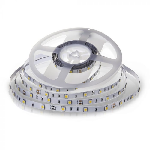 Banda LED alb 12V 4.8W/m 3000K, V-TAC