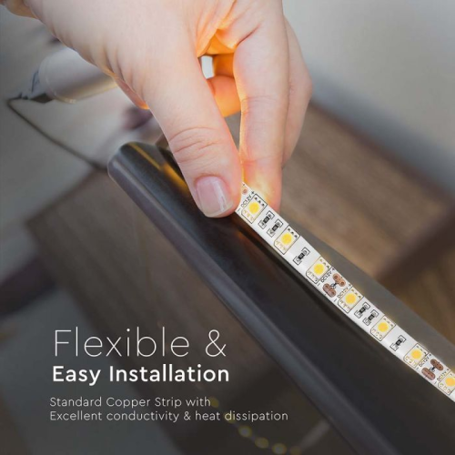Banda LED IP65 alb 12V 11W/m 3000K, V-TAC