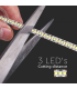 Banda LED alb 12V 20W/m 3000K, V-TAC