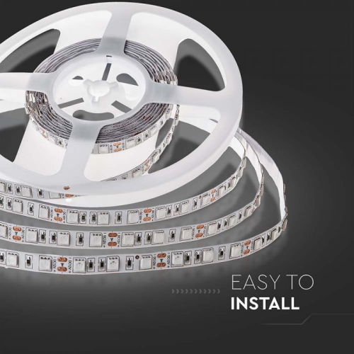 Banda LED alb 12V 11W/m 6500K, V-TAC