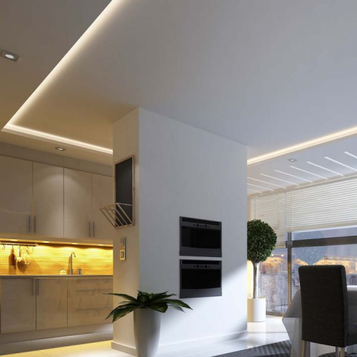 Banda LED alb 12V 20W/m 3000K, V-TAC