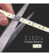 Banda LED alb 12V 20W/m 3000K, V-TAC