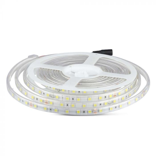 Banda LED IP65 alb 24V 10W/m 3000K, V-TAC