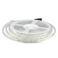 Banda LED IP65 alb 24V 10W/m 3000K, V-TAC Banda LED IP65 alb 24V 10W/m 3000K, V-TAC