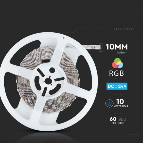 Banda LED RGB 24V 14.4W/m, UltraLux