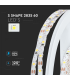 Banda LED forma S alb 12V 4.2W/m 3000K, V-TAC