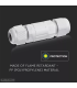 Conector imbinare cablu IP68 alb, V-TAC