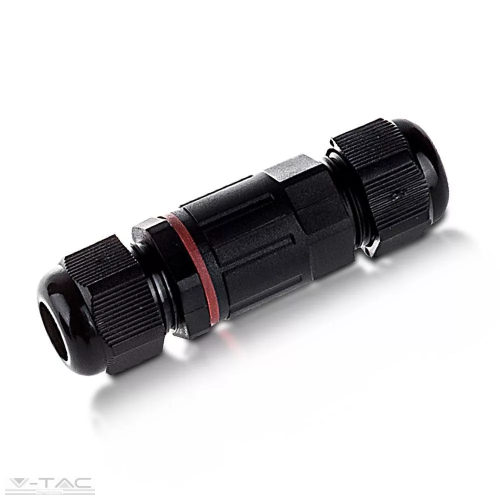 Conector imbinare cablu IP68 negru, V-TAC