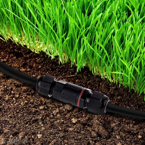 Conector imbinare cablu IP68 negru, V-TAC