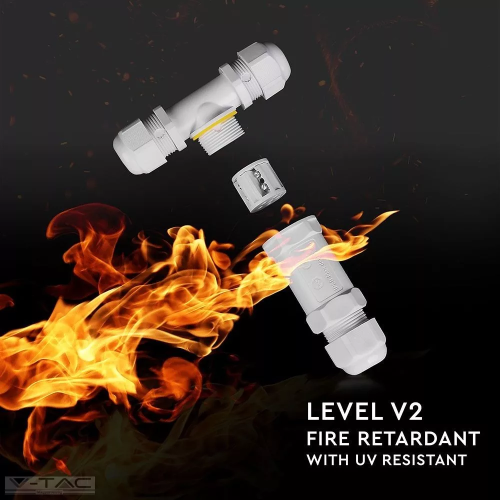 Conector imbinare cablu tip T 8-12mm IP68, V-TAC