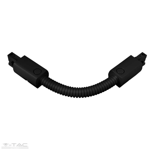 Conector liniar intern sina flexibil negru, V-TAC