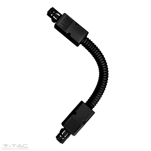 Conector liniar intern sina flexibil negru, V-TAC